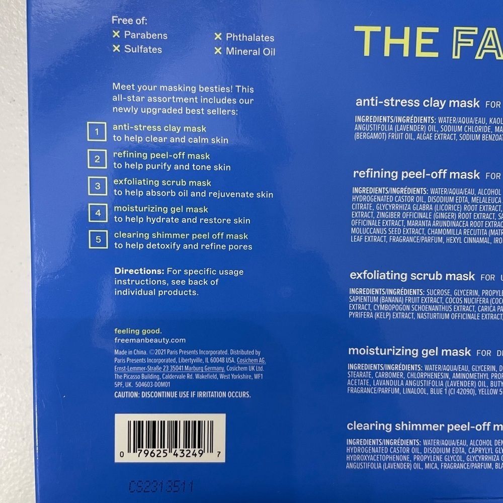 The Fav Five Mask Kit - Multi-Color - Picture 6 of 6